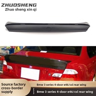 Black Sport Rear Wing Carbon Fiber Spoiler for BMW 3 Series E46 CSL