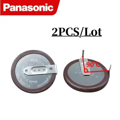 Panasonic Original VL2020 2020 rechargeable battery lithium battery Legs 90 degrees 105 degrees 180 