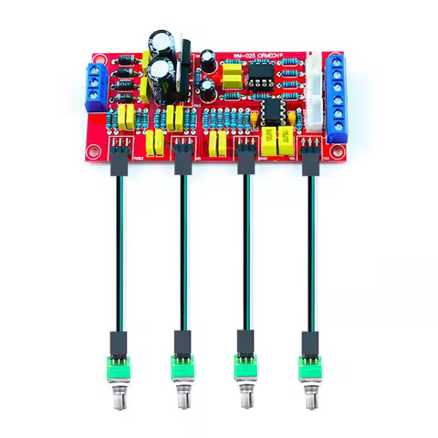 NE5532 Audio Preamplifier Bass Treble Sound Tone Control Board with Extension Cord 20cm For Diy Ampl