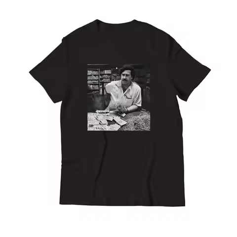 Pablo Escobar Counting Money T Shirt S 3XL New