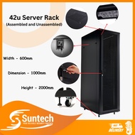 42u Server Rack/Cabinet Rack/Network Rack - Assembled and Unassembled (600x1000x2000)With PDU, Serve