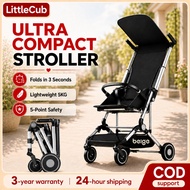 Stroller Baby Foldable With 5-Point Harness Shock Absorbing Wheels compact stroller baby travel 嬰兒推車