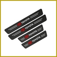 ☏ ❏ ✓ 【TOYOTA】Toyota TRD Carbon fiber car door sticker Suitable Protector for RUSH/WIGO/INNOVA/Caly