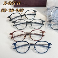 999.9 Glasses S-05T H Pure Titanium Retro Round Fashion Glasses Frame Optical Frame Suitable for Men