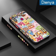 เคส Dienya สำหรับ Realme 3 3i 3 Proเคสลายการ์ตูนแฮปปี้ทอยสตอรี่บางดีไซน์ใหม่ขอบสี่เหลี่ยมด้านข้างกันกระแทกมีน้ำค้างแข็งโปร่งใสแข็งเคสมือถือปลอกซิลิโคนคลุมทั้งหมดเคสนิ่มสำหรับปกป้องกล้อง