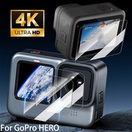 2Pcs/Set Tempered Glass For GoPro HERO 4K - Anti-scratch Protector - Shock-proof Flat Film - Full Sc