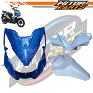 Cover Body Full Halus Honda Beat Fi New Esp 2016 2017 2018 2019 Biru Putih / Cover Body Halus Honda 