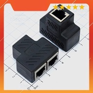 RJ45 Female Port 8P8C 1 To 2 Ports