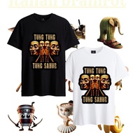 Tung Tung Tung Sahur Shirt Funny Baseball Bat Meme Top Kids Adult AI Meme Cotton Short Sleeve Baju B
