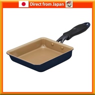 Doshisha Evercook Tamagoyaki Pan 13 × 18cm, Gas Stove＆IH Compatible, Non-Stick, PFOA and PFOS Free