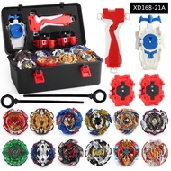 12PCS Burst Beyblade Set with 3*Launcher/Storage Box Toy Gift for Kids
