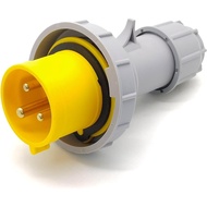Elecbee IEC60309 IP67 32A 3pin 110V-130V 50/60Hz 3P 4h 2P+E CEE Male Industrial Plug
