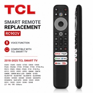 TCL TV Remote Replacement RC902V【With Voice Control】50P725G 55C728 75C728 X925PRO 65X925 Accessory R