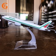 Alitalia Airways Boeing 777 Aircraft Model Italian Air B777 Airplane Plane Diecast Metal Model Decor