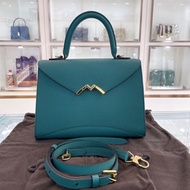MOYNAT 莫奈 gabrielle26祖母綠金扣  23編碼附件塵袋