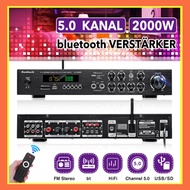 🔥Ready Stock🔥AV Power Amplifier Home 5 Channel Subwoofers Bluetooth Amplifier Surround Sound Amplifi