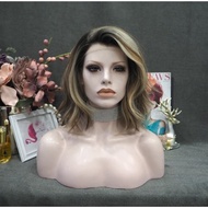 Griya REMA Blonde Wig Blonde Wig Natural Highlight Wig Women's Wig Korean Style Wig Highlight Wig Co