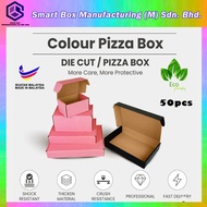 (50pcs) Smart Box Packaging Box Gift Box Pizza Box Mail Box Kotak Hantaran Carton Box Parcel Hidden 