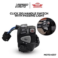 HONDA CLICK 125i/150i HANDLE Switch with Passing Light Motorcycle Switch Hazard Light PLug and play