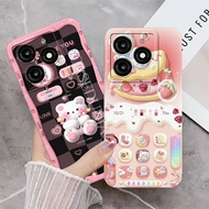 Itel A70 A60 A60s S23 Plus P40 Procamera - B3ar C4mpur Motif - Flexible Case - Bumper - Protector