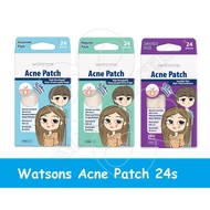 WATSONS Acne Patch 0.03cm / 0.04cm thickness - Assorted / Regular 24s Hydrocolloid Patch Pimple Patc