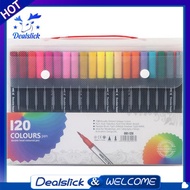 Watercolor Art Marker Pens Dual Tip Watercolor Art Marker Pens 120 Colors Markers Set