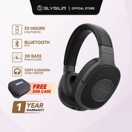 Elysium Signature Hyperbass 2 High Performance Over-Ear Bluetooh 5.0 Headphone | Strong Bass | 1 Yea