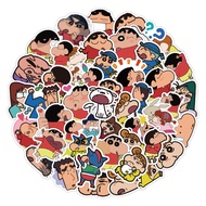 💥พร้อมส่ง💥Crayon Shin-chan Shin chan japan anime Sticker สติกเกอร์กันน้ำรูปแบบที่แตกต่างกัน 60ชิ้น