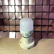 Straight swirl bulb holder E27 - Tabletop and wall mounted light bulb holder E27