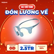 Mojawa RunPlus Blue Swimming Headphones – Waterproof - 32GB - Bone Conduction Headphones for Gym, Sw