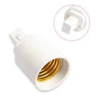 PLC G24 Male 2 pin to E27 Female Socket Base Light Bulb Lamp Adapter Holder
