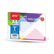 Astar A4 T Shape Horizontal Acrylic Brochure Holder