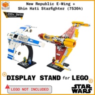 Display Stand for Lego Star Wars New Republic E-Wing vs Shin Hati's Starfighter (75364)