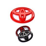 ABS Toyota Logo Phong Cách Tay Lái Xe Trang Trí tấm gắn logo Sticker Đối Với TOYOTA CAMRY Corolla Pr