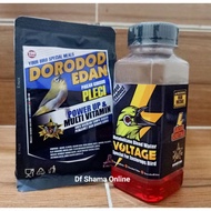 Dorodod EDAN PLECI 100GR FINE VOER VOLTAGE VITAMIN DOPING PLECI FEED PACKAGE DAILY COMPETITION