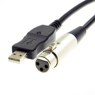 [AQ] USB Microphone Cable To XLR Canon Head Link EC-130/131