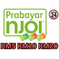 NJOI Direct Reload Topup RM5 RM10 RM20 (24Hours Open)