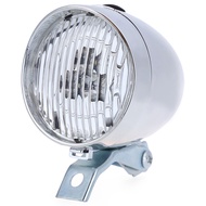 Lampu Depan Sepeda Onthel Ontel 3 Led Bulat Vintage Retro Lampu Sepeda Klasik Anti Air Universal