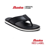 Bata บาจา รองเท้าแตะ รองเท้าแตะใส่สบาย รองเท้าแตะแบบหนีบ รองเท้าลำลอง สำหรับผู้ชาย รุ่น Barn สีดำ 8716155