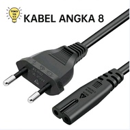 AC Power Cable 8 Cas Mosquito Racket Printer PS Flashlight Emergency Lamp 3 Pin Socket 3 Core Wire