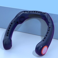 มินิสี่แกนคอพัดลม 5000mah แบบพกพาพัดลม Bladless กีฬากลางแจ้ง USB ชาร์จพัดลมขนาดเล็กคอพัดลมระบายความร