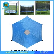 [Almencla1] Trampoline Sunshade Cover Only Trampoline Rain Cover Blue Trampolines Canopy