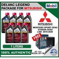 Mobil Delvac Legend 15W40 7 liters MITSUBISHI MONTERO SPORT , STRADA L300 GEN3 4N14,4N15 -engine oil
