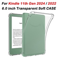 For Kindle 11th Gen 2024 2022 6.0 inch RS23CV C2V2L3 Transparent TPU E-Reader Drop-proof casing