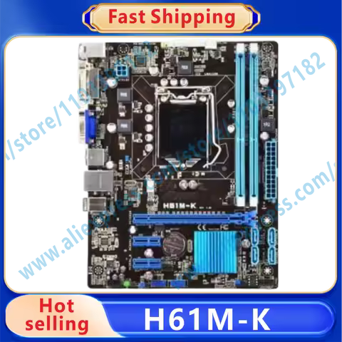 H61M-K LGA 1155 H61 Motherboard PCI-E 3.0 H61 VGA Micro ATX NEW