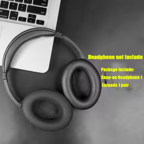 Snap On Headband + Earpads for Bose QuietComfort 15(QC15)/ QuietComfort 2 (QC2) Headphone Replacemen