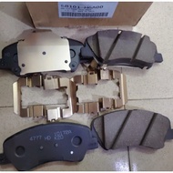 Front brake pads Accent (2011-2023), Rio (15-22), K3 (12-16), Cerato (16-18). (58101H6A00/581011RA00