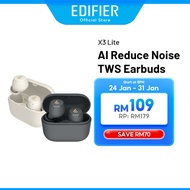 Edifier X3 Lite Wireless Earbuds with App Control Bluetooth V5.3 Built In Mic IP55 Touch & Volume Co