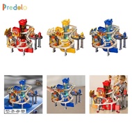 predolo Kids Garage Race Car Play Vehicle Multi-Level Race Car Assemble Toy Track Race Car for Kids