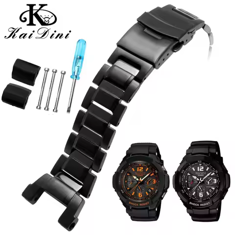 Stainless Steel Strap for Casio G-SHOCK GW-3500B GW-3000B 2500B 2000G-1500 GW-2000/1200 Serie Silico